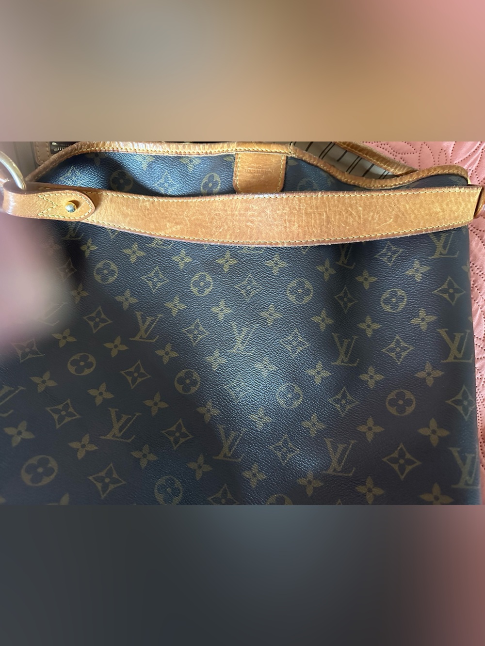 Certified Louis Vuitton Delightful Monogram Canvas Shoulder Bag - - Picture 8 of 16
